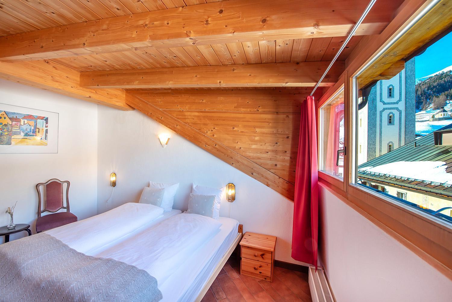 Weisses Kreuz - Crusch Alva Bed & Breakfast Samedan Ngoại thất bức ảnh